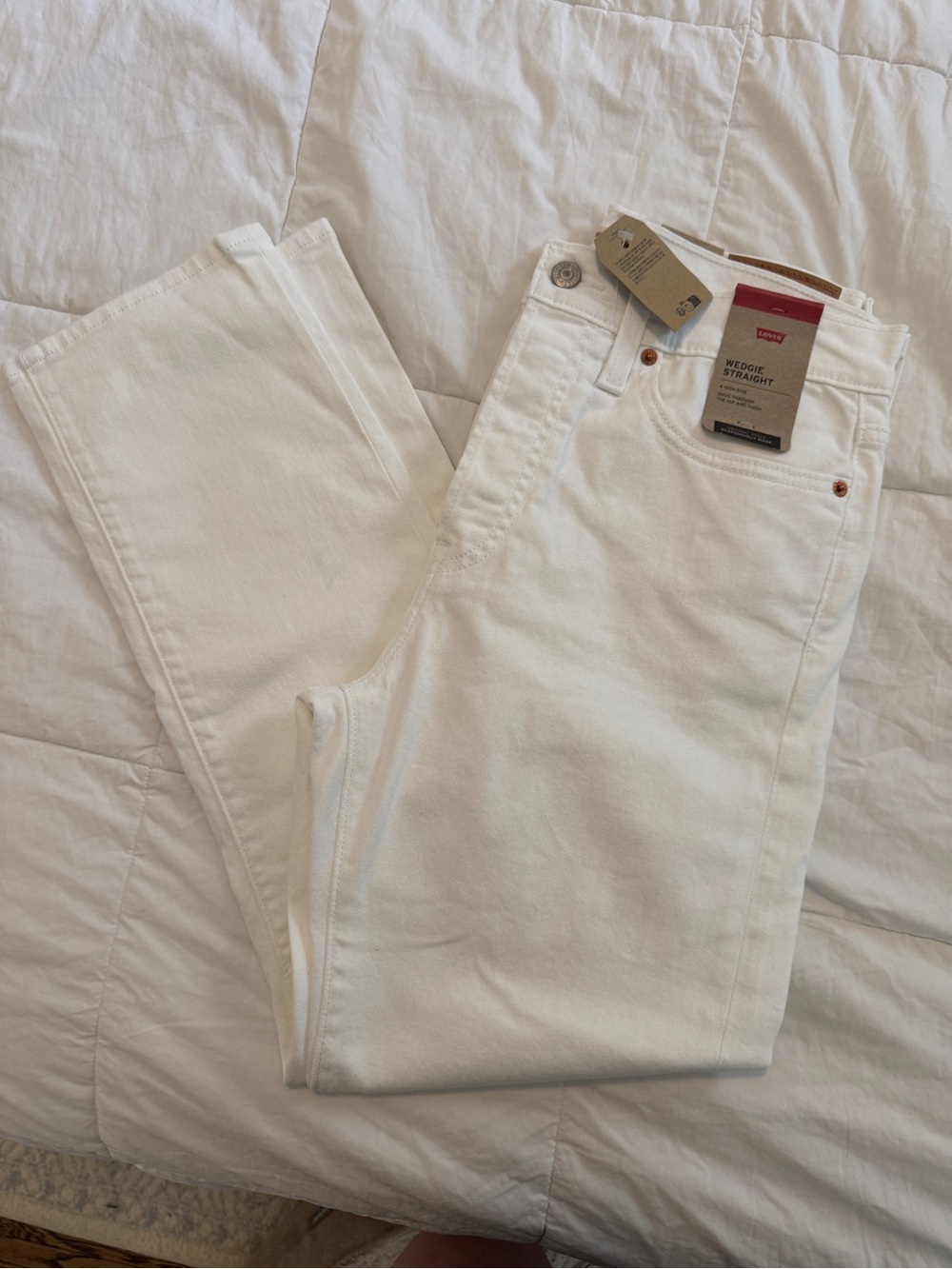 Levi's White Wedgie Straight Jeans - Women's Straight Leg